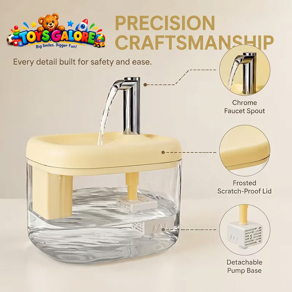 Toysgalore™ auto pet water fountain