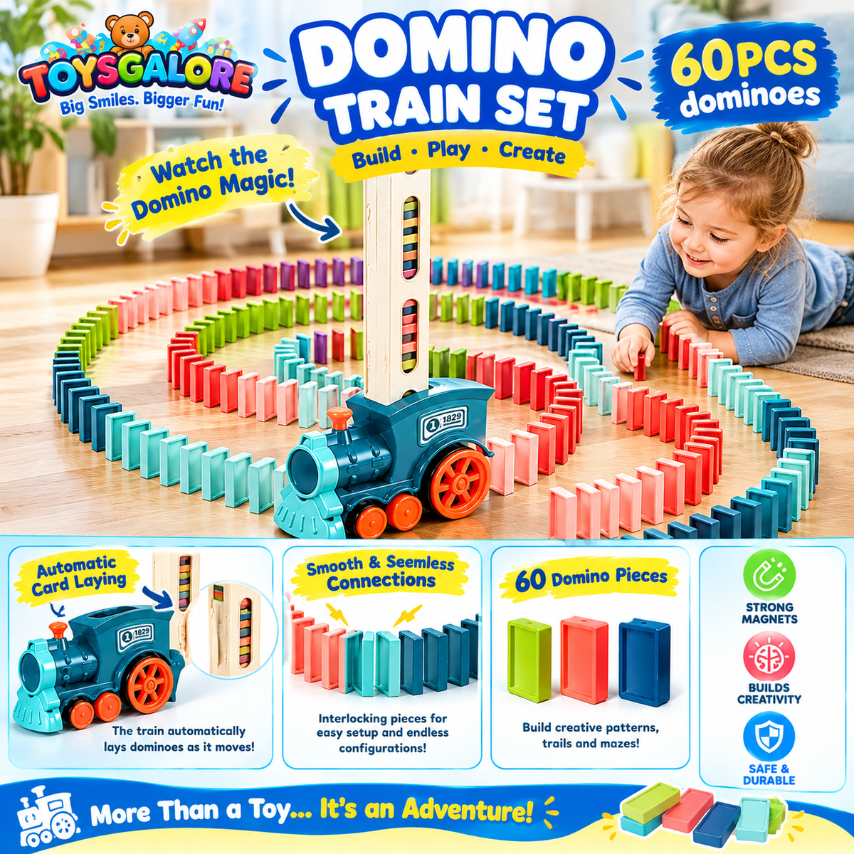 Toysgalore™ Domino Train