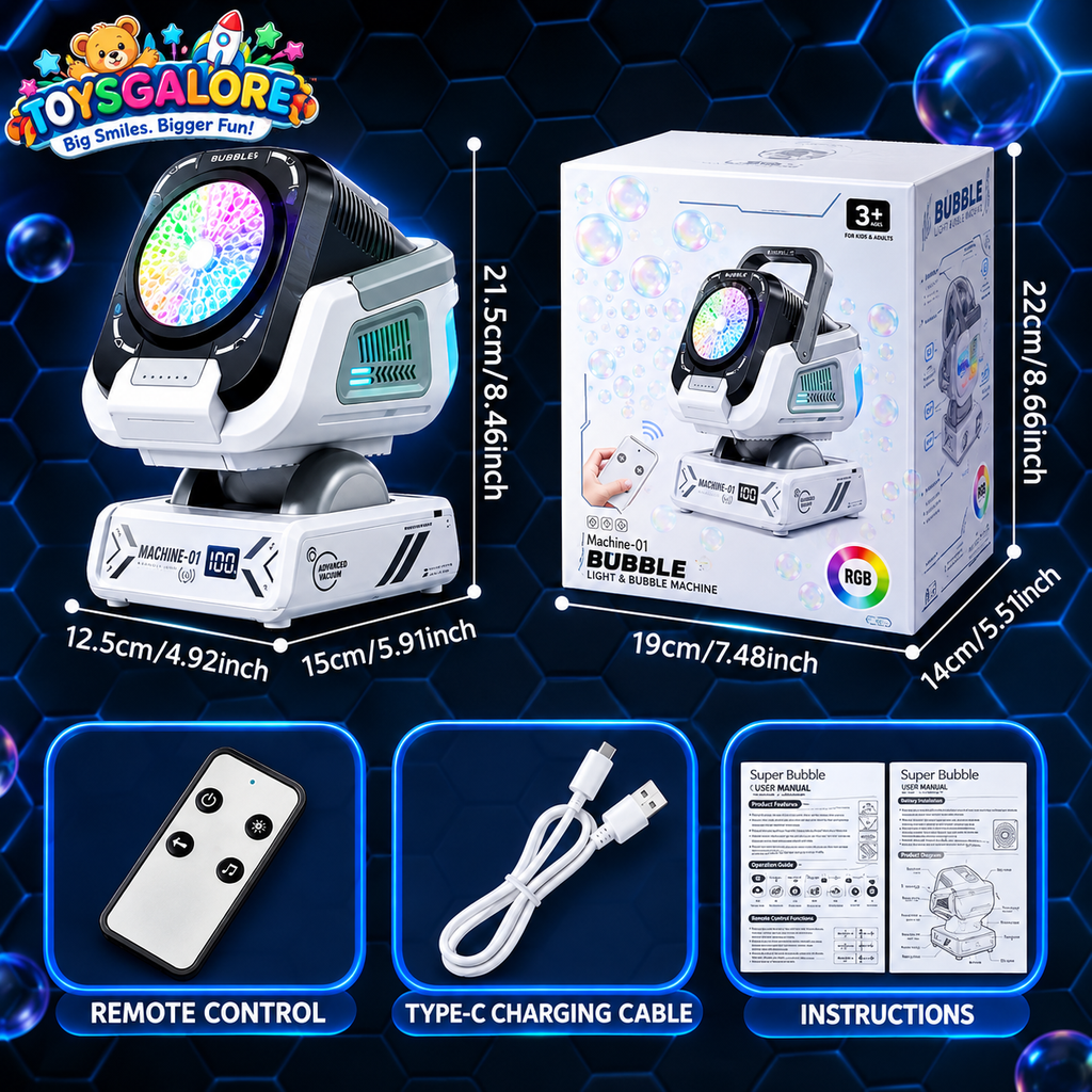 Toysgalore™ Magical Bubble Machine