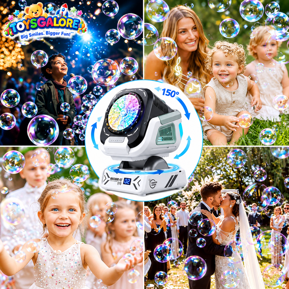 Toysgalore™ Magical Bubble Machine