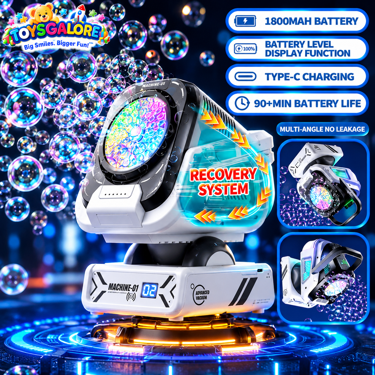 Toysgalore™ Magical Bubble Machine