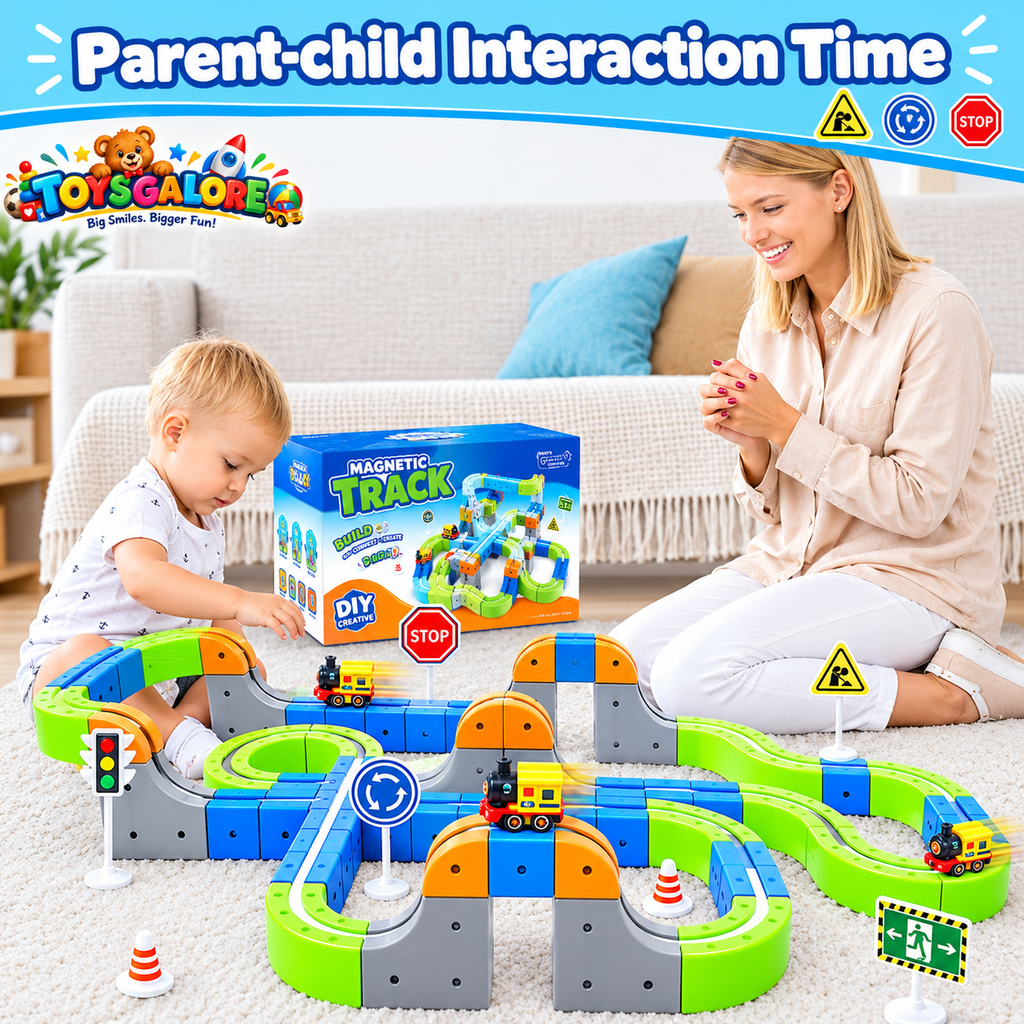Toysgalore™ Magnetic Train Set