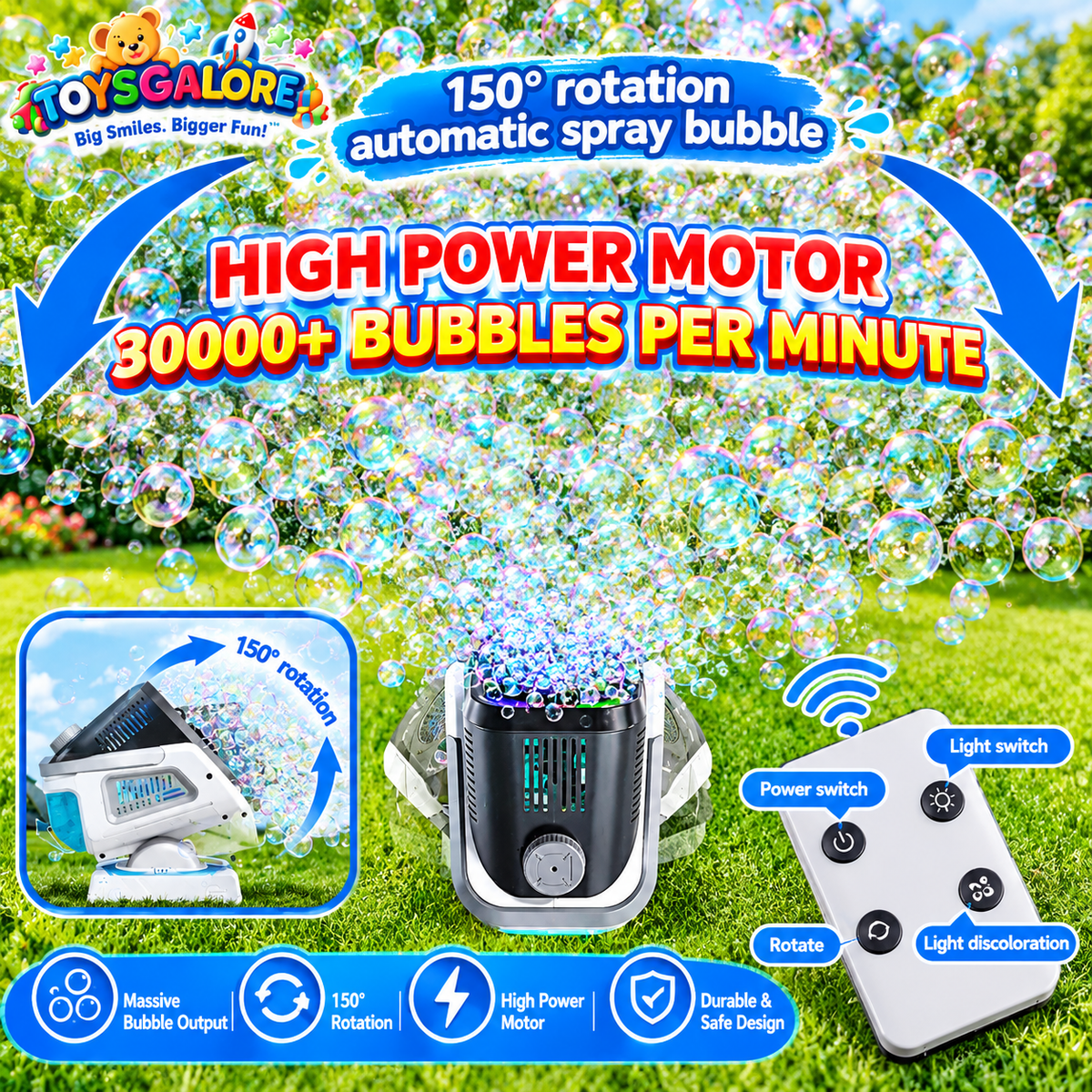 Toysgalore™ Magical Bubble Machine