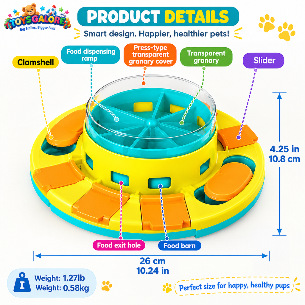 Toysgalore™ Interactive Dog Treat Dispenser