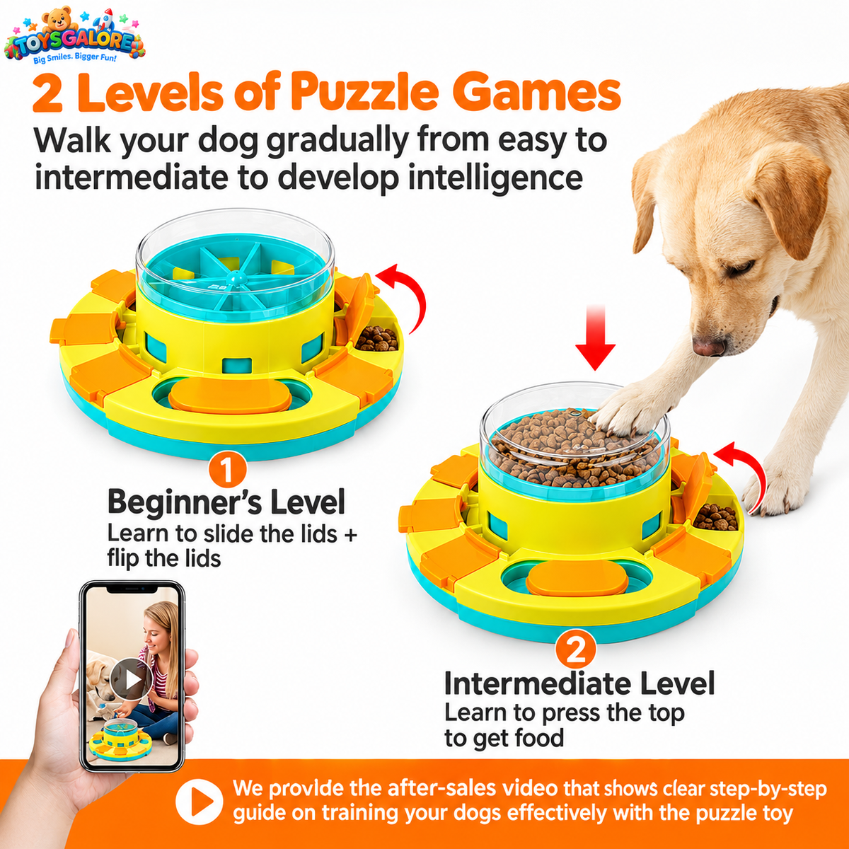 Toysgalore™ Interactive Dog Treat Dispenser