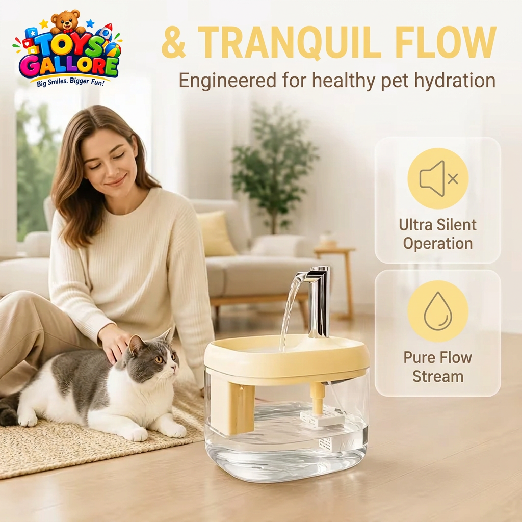 Toysgalore™ auto pet water fountain