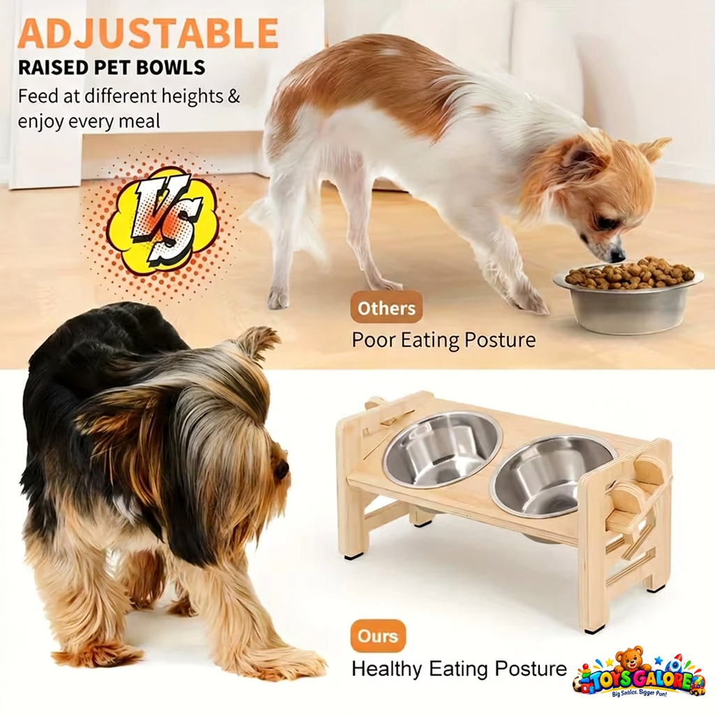 Watermarked adjustable pet bowls image 3