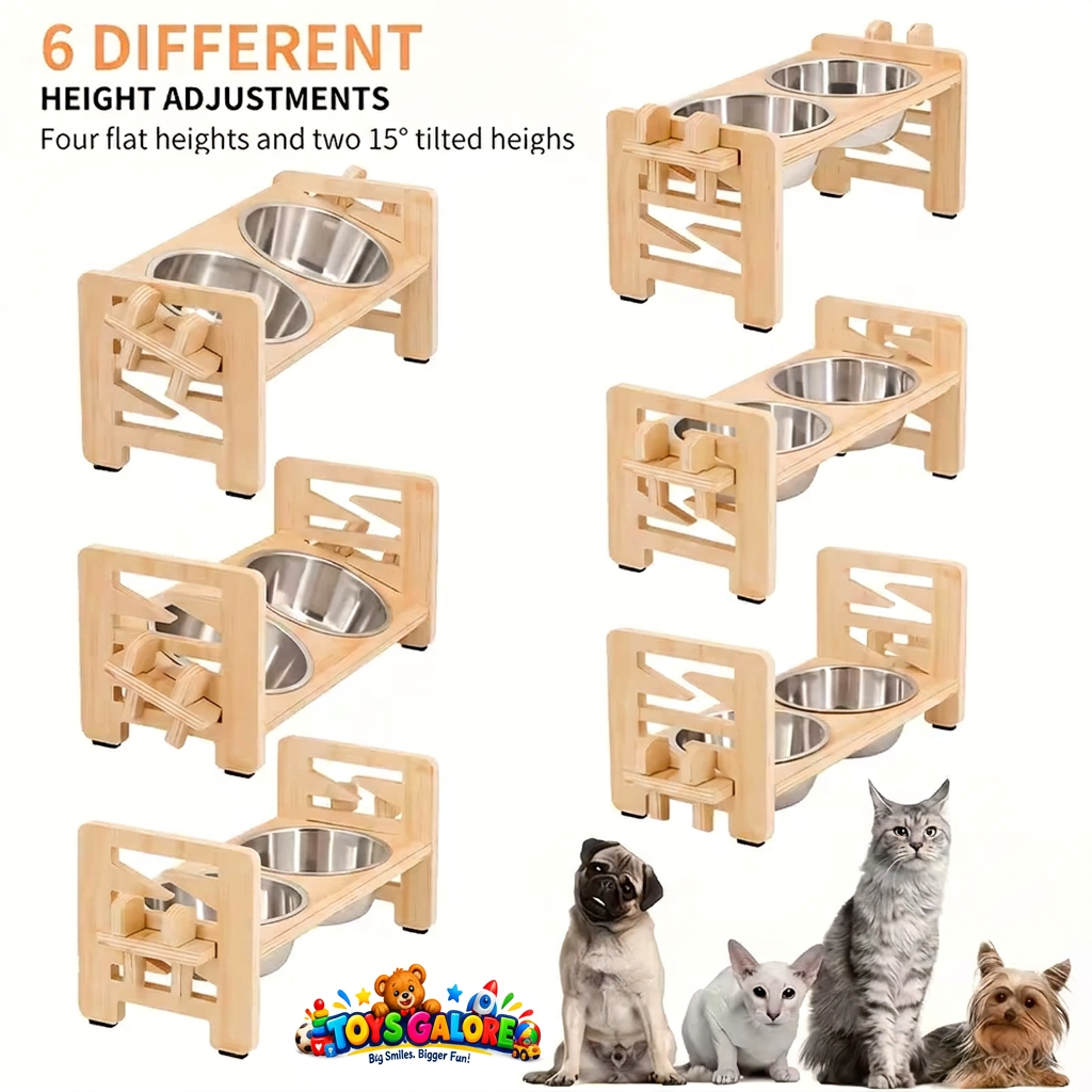 Watermarked adjustable pet bowls image 7