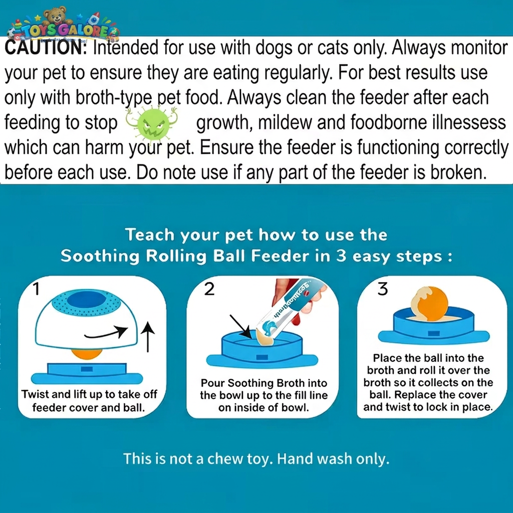 Watermarked feeder instructions