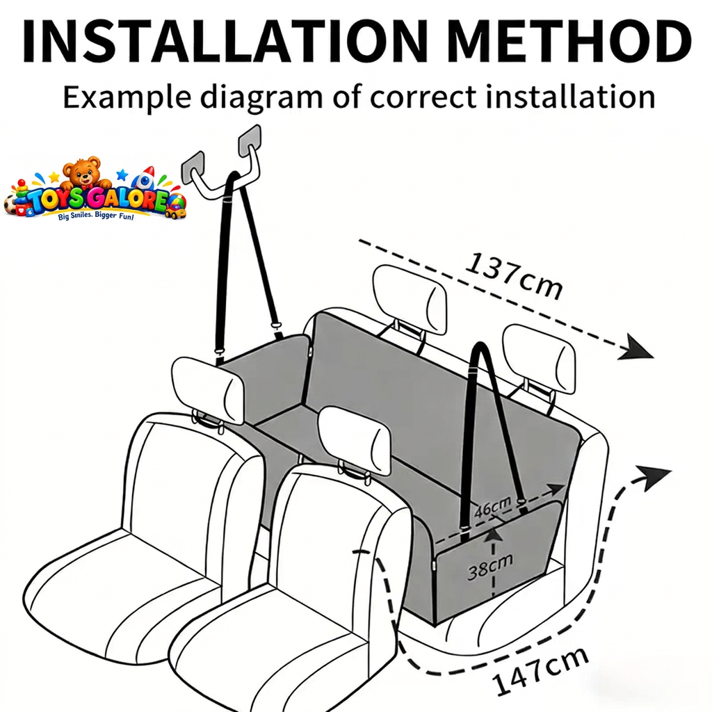 Watermarked installation diagram