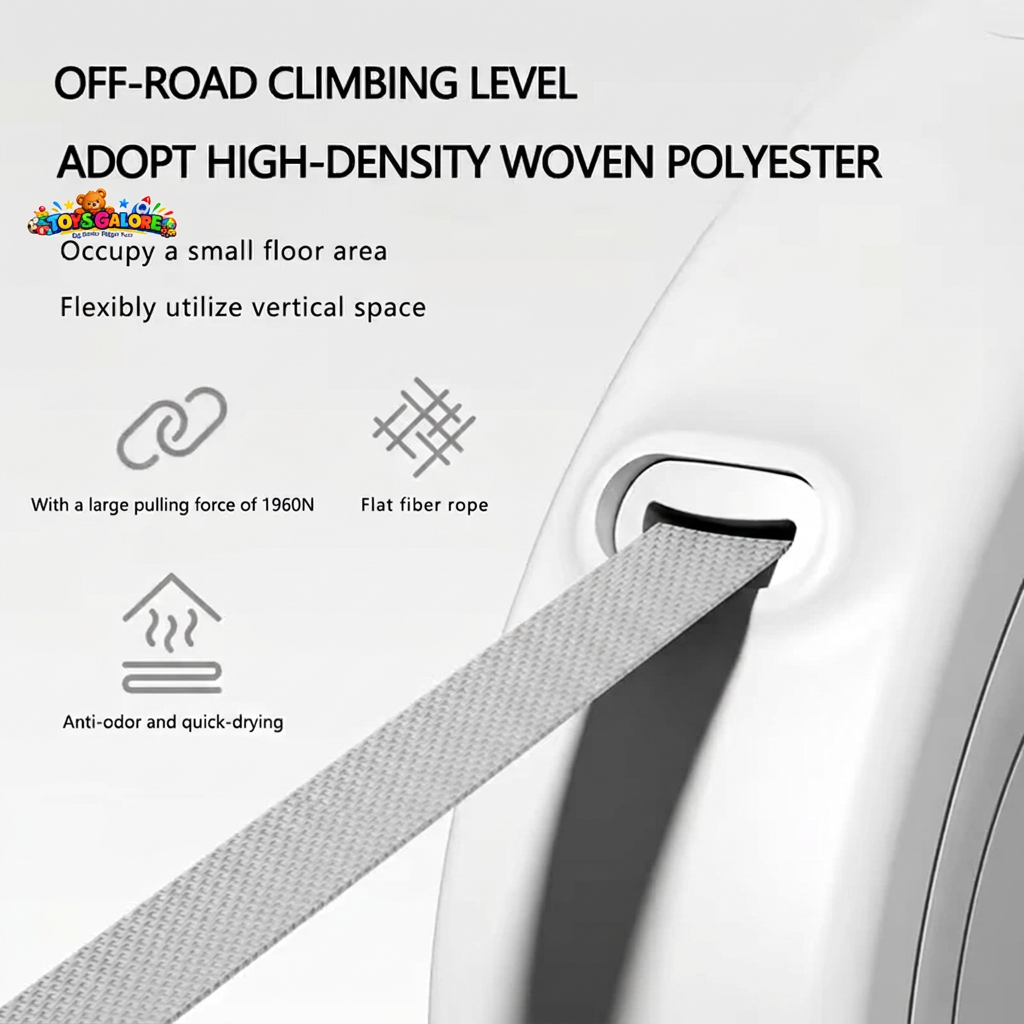 Watermarked leash material details