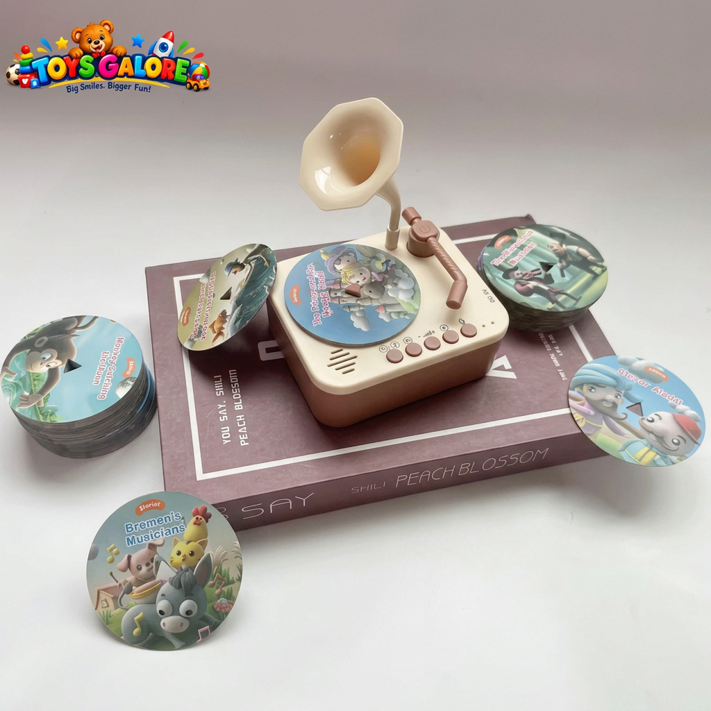 Watermarked phonograph and story cards