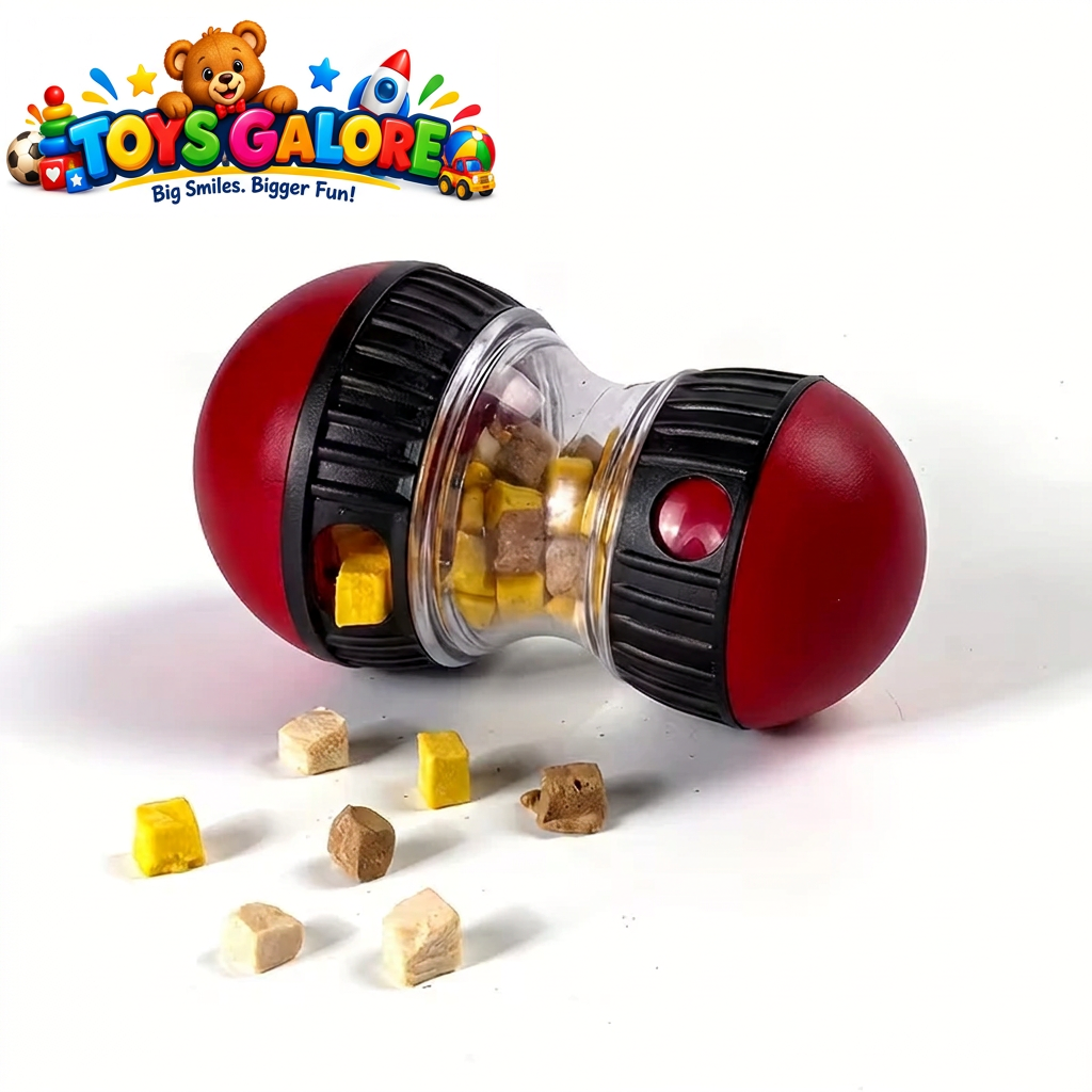 Watermarked red treat toy