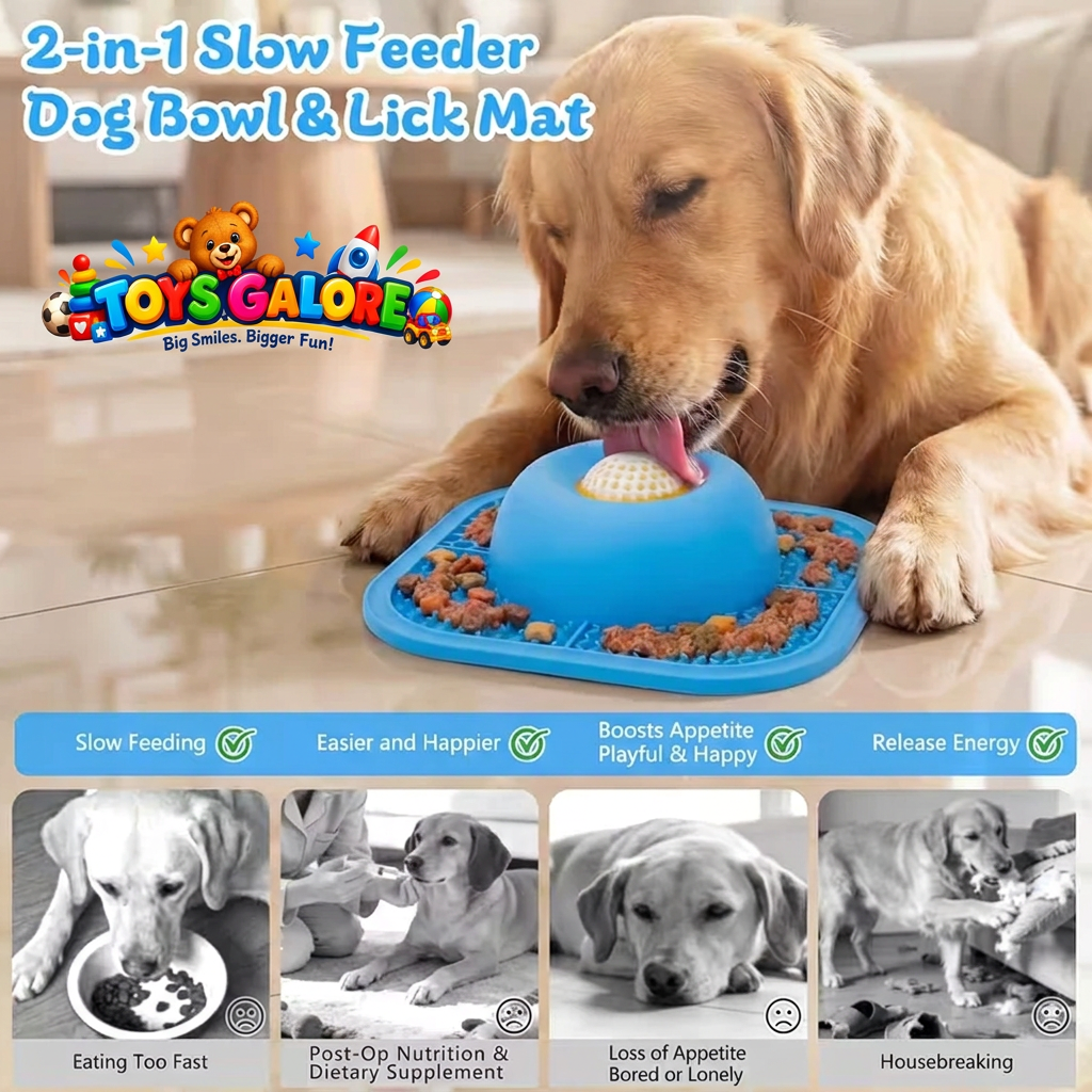 Watermarked slow feeder demonstration