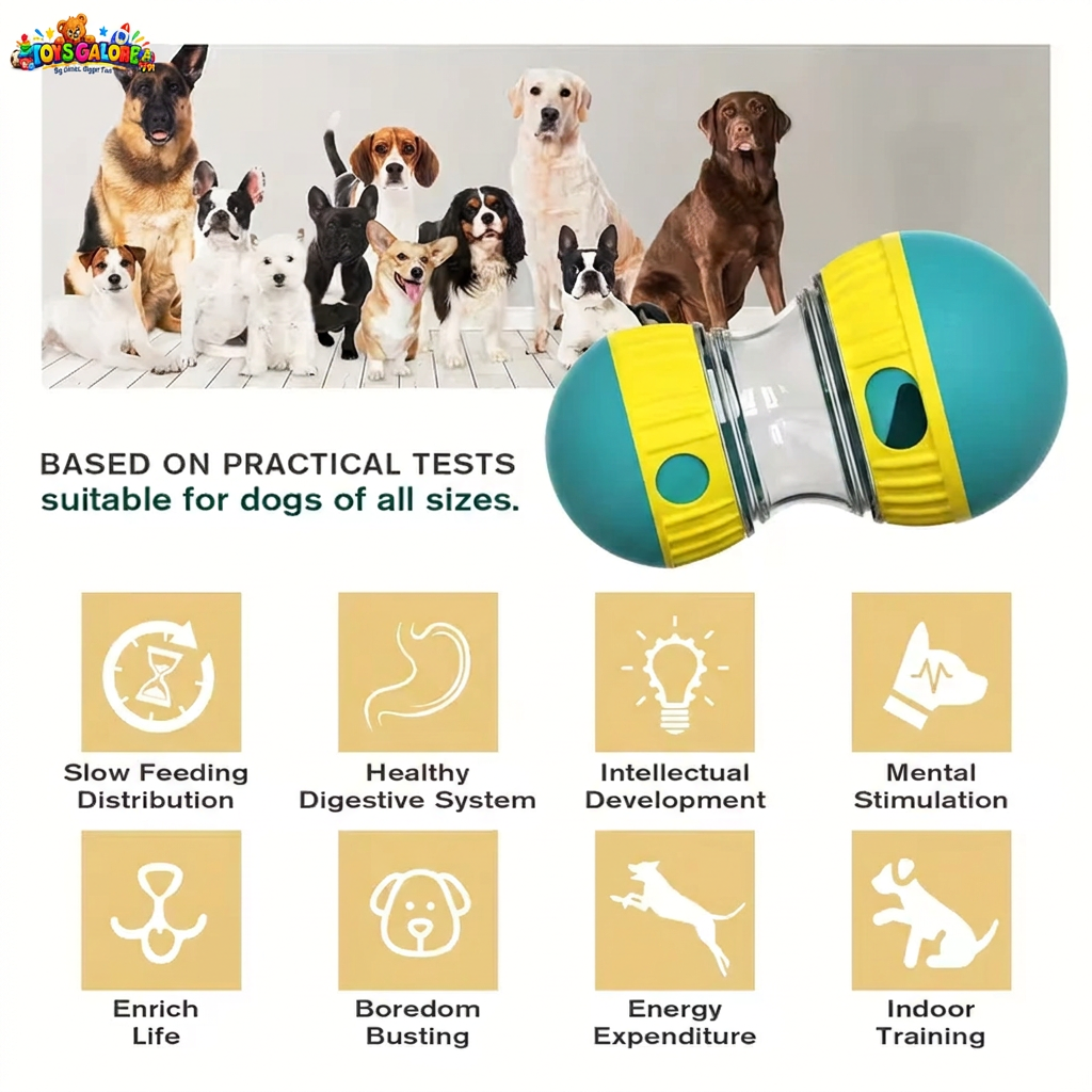 Watermarked treat toy features